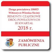 Remonty dróg powiatowych Witoszyce - Siciny